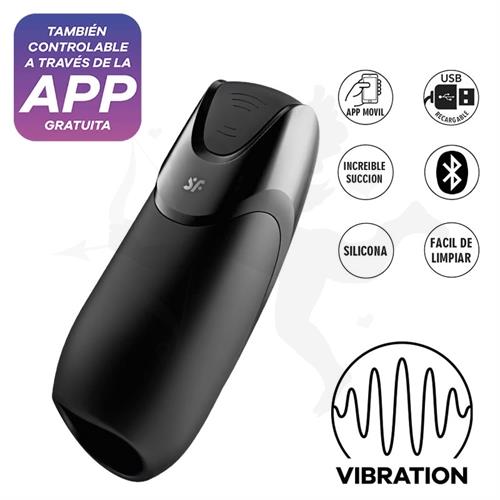 Men Vibration Masturbador con carga USB y control Via App